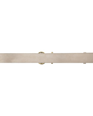 Beige Suede Look Belt