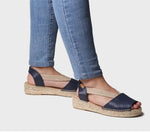 Load image into Gallery viewer, Navy Tala Espadrilles
