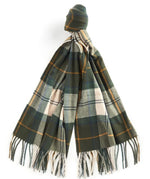 Load image into Gallery viewer, Green Tartan Hailes Scarf
