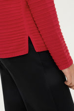 Load image into Gallery viewer, Red Ribbed Pullover
