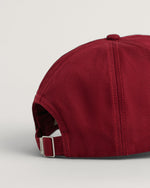 Load image into Gallery viewer, Gant Cotton Shield Cap Crimson
