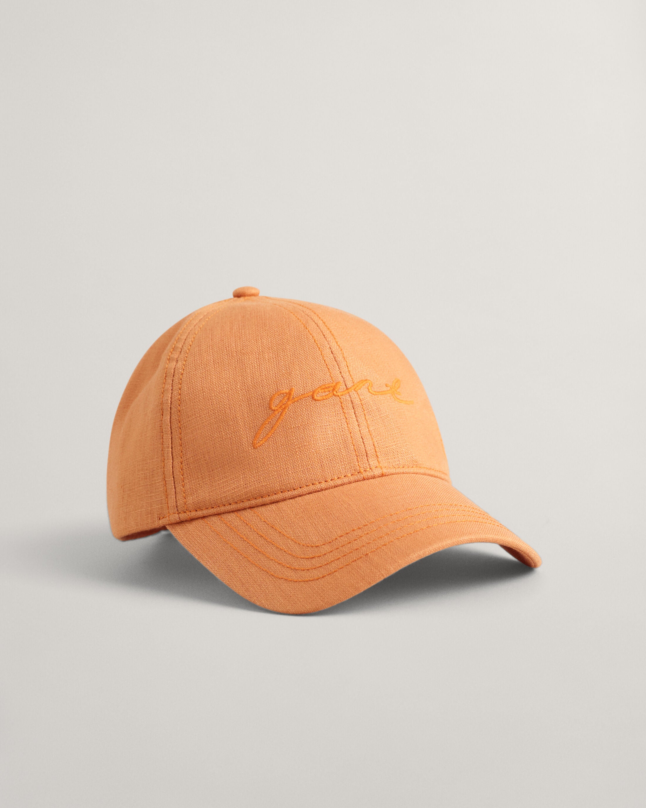 Gant Linen Baseball Cap Orange