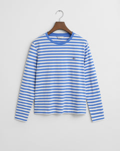 Blue Stripe Long Sleeve Top