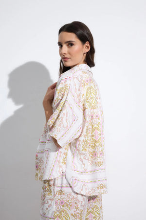 Pink Tirgo Kimono Shirt