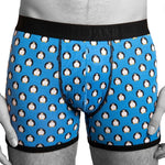 Load image into Gallery viewer, Swole Panda Penguin Bamboo Boxers Black

