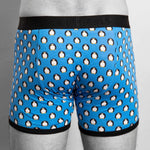 Load image into Gallery viewer, Swole Panda Penguin Bamboo Boxers Black
