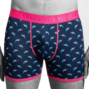 Shark Bamboo Boxers Pink