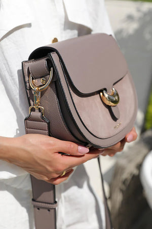Taupe Venetia Crossbody