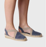 Load image into Gallery viewer, Navy Espadrilles
