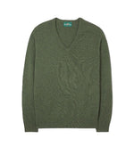Load image into Gallery viewer, Green Lambswool V-Neck
