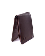 Load image into Gallery viewer, Miguel Bellido Two Tone Leather Card and Coin Wallet Brown
