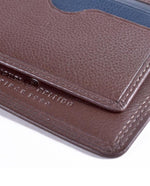 Load image into Gallery viewer, Miguel Bellido Two Tone Leather Card Holder Wallet Brown
