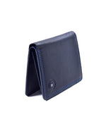 Load image into Gallery viewer, Miguel Bellido Leather Card Holder Wallet with ID Holder Black
