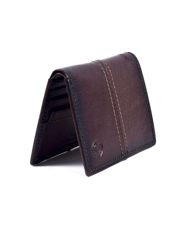 Miguel Bellido Leather Card Holder Wallet Brown