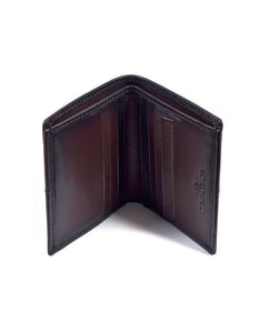 Miguel Bellido Leather Card Holder Wallet Brown