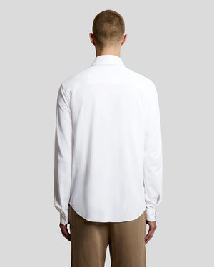 White Oxford Jersey Shirt