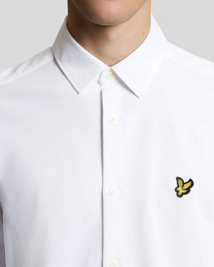 White Oxford Jersey Shirt