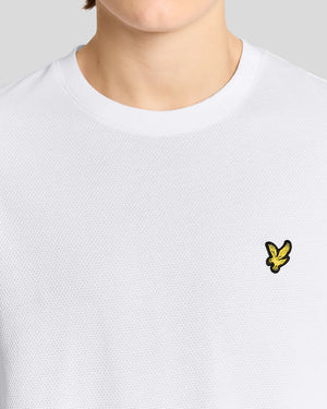 White Textured T-Shirt