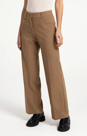 Brown Straight Leg Trousers