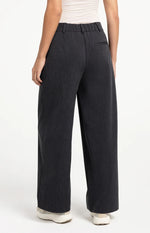 Load image into Gallery viewer, Black Wide Leg Trousers
