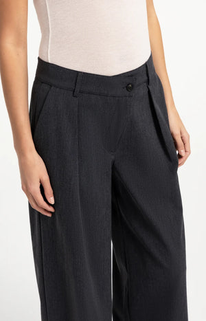 Black Wide Leg Trousers