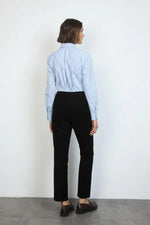 Load image into Gallery viewer, Black Yoselin Trousers
