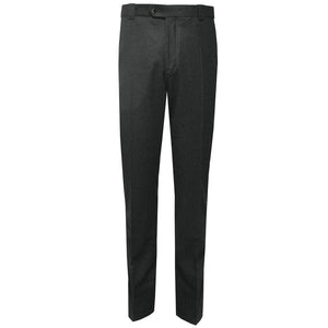 Meyer Fine Gabardine Wool Trouser Mid Grey Short Leg