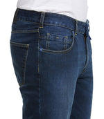 Load image into Gallery viewer, Meyer M5 Slim Fit Stretch Denim Jean Blue Short Leg
