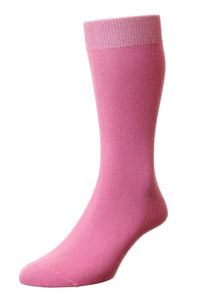 HJ Hall Classic Cotton Rich Socks Pink