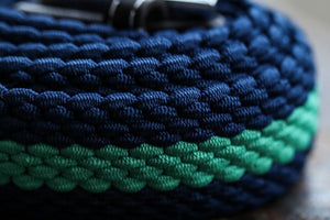 Lime Stripe Woven Belt