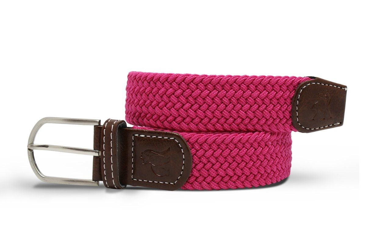 Swole Panda Woven Belt Pink