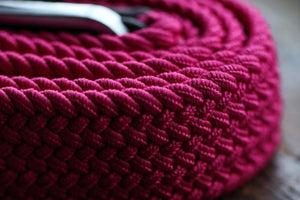 Pink Woven Belt