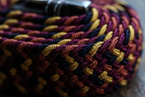 Orange Zigzag Woven Belt