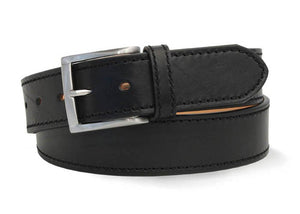 Black Luxury Leather Jeans Belt