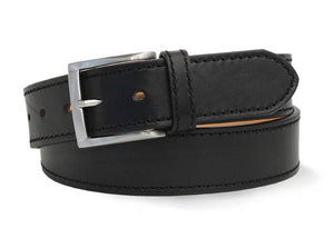 Robert Charles Luxury Leather Jeans Belt Black