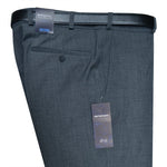 Load image into Gallery viewer, Bruhl Wool Mix Dress Trousers Grey Short Leg
