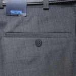 Load image into Gallery viewer, Bruhl Wool Mix Dress Trousers Grey Short Leg
