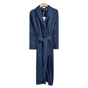 Bown Of London Terry Navy Dressing Gown