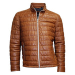 Load image into Gallery viewer, Trapper Massimo Cognac Leather Jacket
