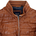 Load image into Gallery viewer, Trapper Massimo Cognac Leather Jacket
