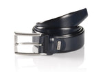Load image into Gallery viewer, Navy Leather Belt
