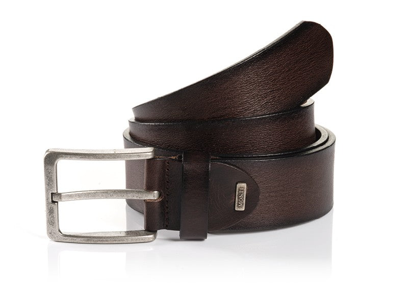Monti Leather Brown Jeans Belt