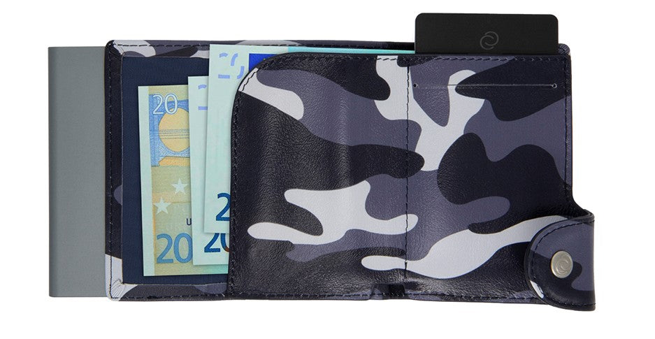 C-Secure Print Wallet Camouflage Black 41