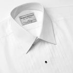 Load image into Gallery viewer, Simpson &amp; Ruxton Pleated Dress Shirt Paris Regular Collar
