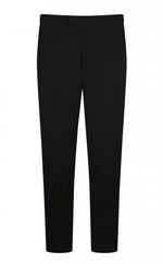 Load image into Gallery viewer, Torre Black Dinner Trousers Regular Leg
