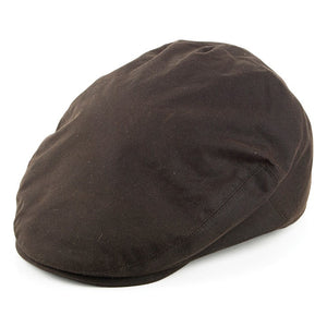 Failsworth Olive Waxed Flat Cap