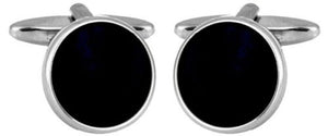 Onyx Round Cufflinks
