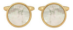 Load image into Gallery viewer, Dalaco Gold &amp; Mother of Pearl Cufflinks
