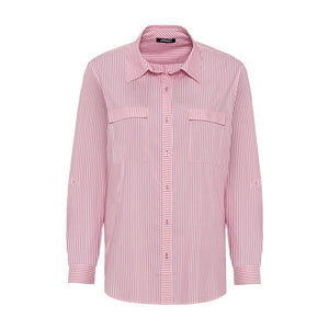 Olsen Striped Shirt -BUBBLEGUM