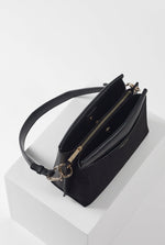 Load image into Gallery viewer, Luella Grey Black Imogen Shoulder Bag

